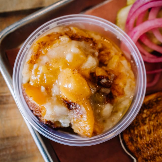Peach Cobbler.