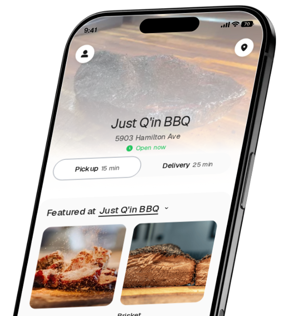 Just Q'in BBQ app preview